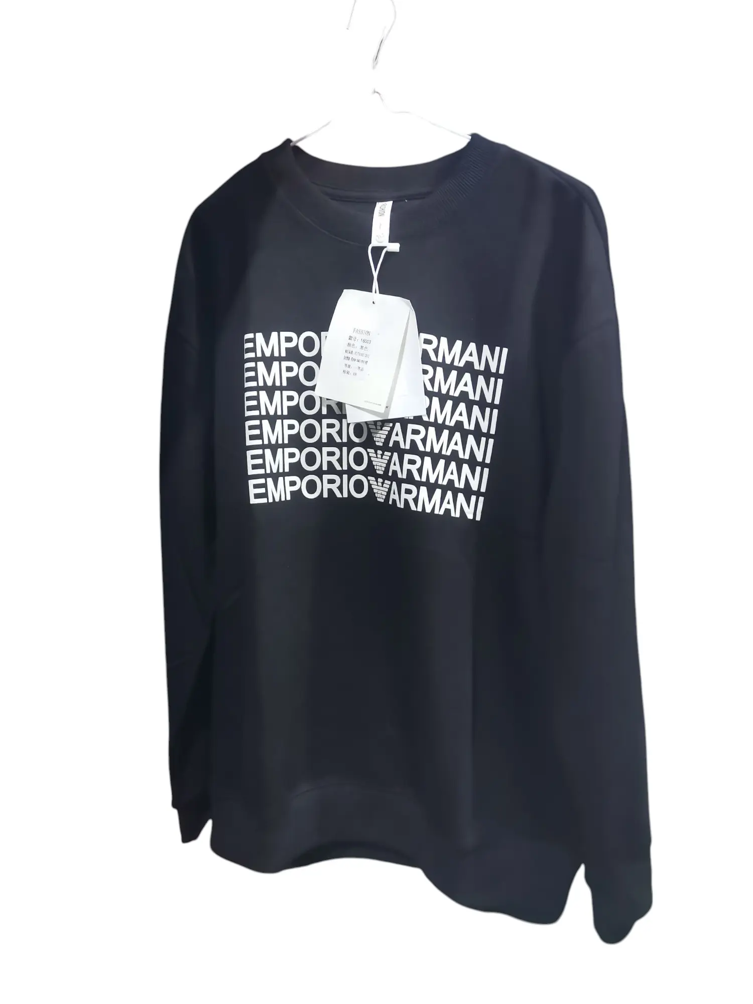 Sweat-shirt à col rond décontracté